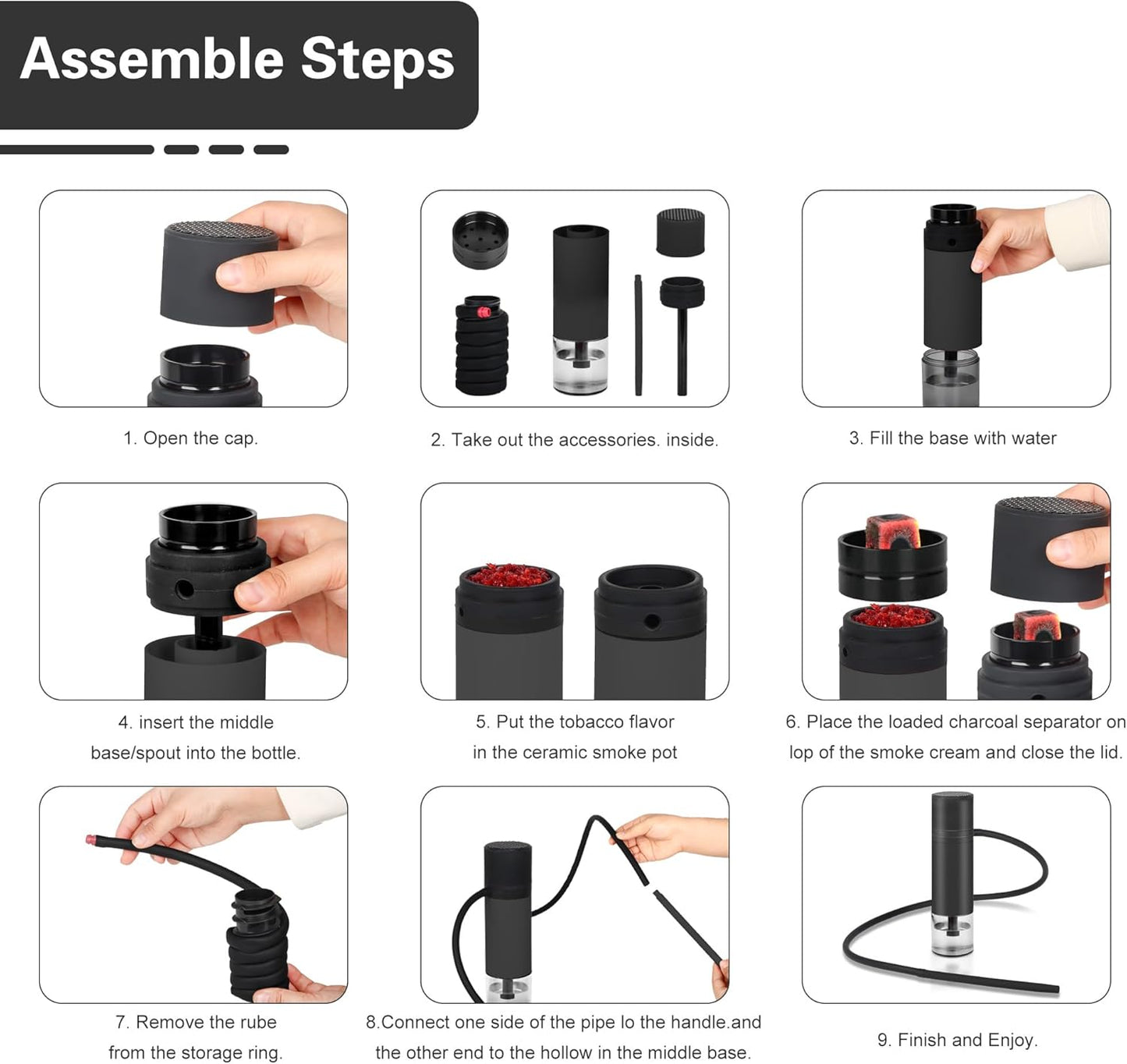 Portable Travel Hookah